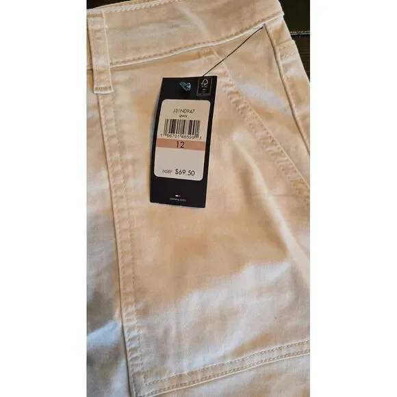 NWT Tommy Hilfiger Skirt A-Line White Mini Casual Everyday Size 12 Retail $69.50 - Picture 5 of 7